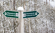 Wilhelmshorster Rundwanderweg im Schnee, Foto: Catharina Weisser, Lizenz: Tourismusverband Fläming e.V.