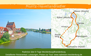 Routenverlauf der Radeise, Foto: R. Tetmeyer|radreisen-mecklenburg, Lizenz: R. Tetmeyer|radreisen-mecklenburg