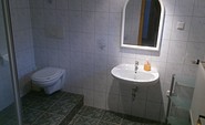 Bad mit Dusche, Foto: Ferienwohnung Olschofski, Lizenz: Ferienwohnung Olschofski