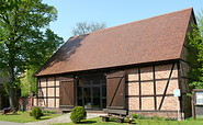 Die Pfarrscheune des Wendisch-Deutschen Heimatmuseum Jänschwalde, Foto: Amt Peitz, Foto: N. Mucha, Lizenz: Amt Peitz