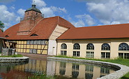 Rückansicht vom Eisenhütten- und Fischereimuseum Peitz , Foto: N. Mucha, Lizenz: Amt Peitz