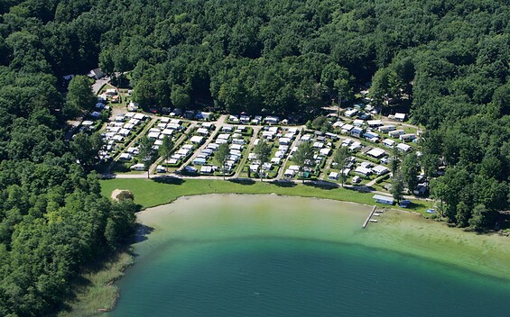 Blick auf den Strand am Berolina Campingplatz, Foto: Berolina Camping GmbH, Lizenz: Berolina Camping GmbH