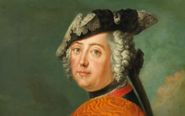 Werkstatt Antoine Pesne, Friedrich II. von Preußen, um 1750, Öl auf Leinwand, 75,0 x 55,6 cm © Potsdam Museum, Fotograf: Holger Vonderlind