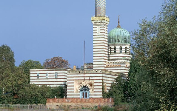 Steam engine house &quot;Mosque&quot; Potsdam, Foto: Wolfgang Pfauder, Lizenz: SPSG/