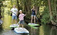 Stand up Paddling im Spreewald, Foto: Stand up Paddling Spreewald/Martin Fix, Lizenz: Amt Burg (Spreewald)