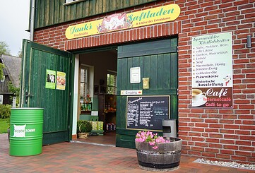 Saftladen der Mosterei Jank Burg in (Spreewald), Foto: Mosterei Jank, Lizenz: Amt Burg (Spreewald)