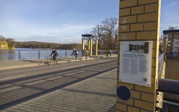 Info Point on the bridge, Foto:  André Stiebitz, Lizenz: PMSG