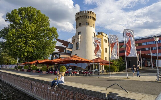 Zichorienmühle in der Schiffbauergasse, Foto: André Stiebitz, Lizenz: PMSG Potsdam Marketing und Service GmbH
