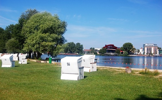 Strandbad Babelsberg, Foto: Kolbmüller, Lizenz: TMB-Fotoarchiv