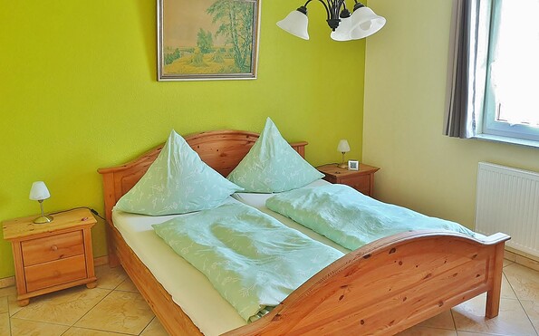 Bedroom with double bed, Foto: Michaela Maiwitz, Lizenz: Michaela Maiwitz