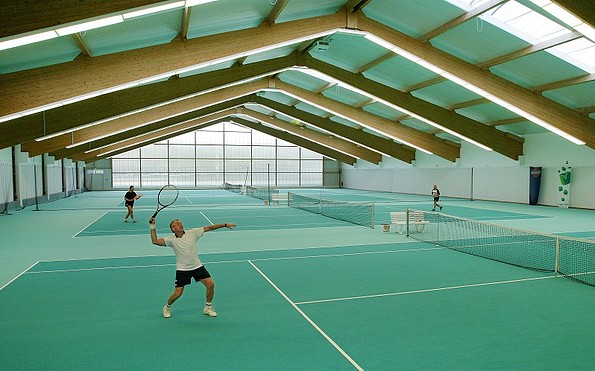 Tennishalle, Foto: Sporthotel Neuruppin, Lizenz: Sporthotel Neuruppin