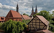 view to Klosterkirche, Foto: Hotel Up-Hus-Idyll, Lizenz: Hotel Up-Hus-Idyll