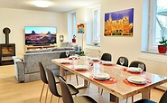 Vacation apartment suite, living room with dining table, Foto: Ulrike Haselbauer, Lizenz: Tourismusverband LSL e.V.