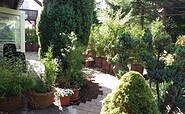 Garden in the pension Mark in Hoyerswerda , Foto: Foto: Gabriela Mark, Lizenz: Pension Mark