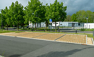 Motorhome parking at the parking lot Pforzheimer Platz, Foto: Dana Kersten, Lizenz: Tourismusverband Lausitzer Seenland e.V.