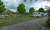 Camper site at the Lausitzbad, Foto: Dana Kersten, Lizenz: Tourismusverband Lausitzer Seenland e.V.