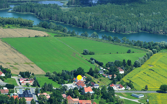 Umgebung Lauta-Dorf, Foto: Marina Kosel, Lizenz: Foto: Pension Marina