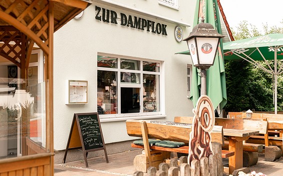 Zur Dampflok, Foto: Elena Koroleva, Lizenz: Tourismusverein Naturpark Barnim e.V.