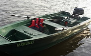Angelboot mit 5 PS Motor im Polly Ferienhof, Foto: northtours, A. Krämer, Foto: northtours GbR, Krämer, Duklau, Lizenz: northtours GbR, Krämer, Duklau