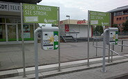 Stromtankstelle Platz der Befreiung in Schwedt/Oder, Foto: Anja Warning