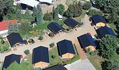 Aerial view of the Seeblick holiday park, Foto: Ferienpark Seeblick, Roland Reschke