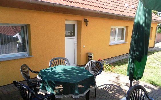 Terrasse Privatzimmer Harald Block, Foto: Christina Block