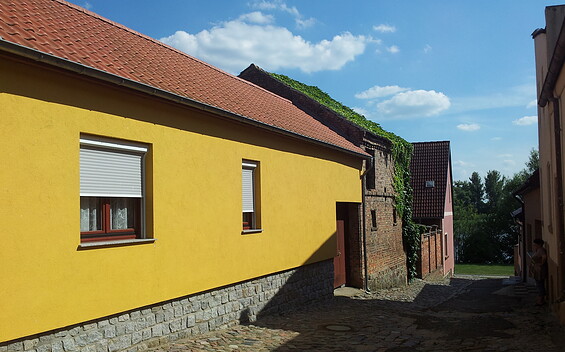 Aussenansicht Ferienwohnung Beyer in Gartz (Oder), Foto: Marlies Beyer