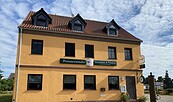 Aussenansicht Gaststätte & Pension Pommernstube Gartz (Oder), Foto: Alena Lampe