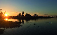 Sonnenuntergang an der Oder, Foto: Ronald Kalus, Lizenz: Ronald Kalus