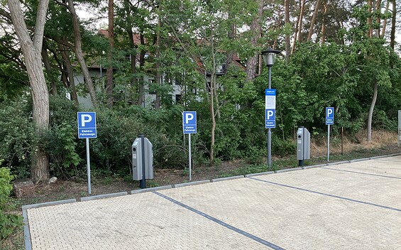 Charging station nearby the SaarowTherme