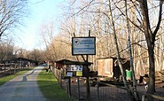 Straußenkücken im Garten, Foto: Gregor Kockert, Lizenz: Tourismusverband Lausitzer Seenland e.V.