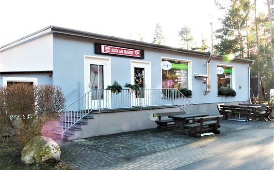 Kiosk and reception area, Foto: Gregor Kockert, Lizenz: Tourismusverband Lausitzer Seenland e.V.