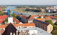 Blick vom Rathaus auf die Stadt, Foto: Florian Läufer, Lizenz: Seenland Oder-Spree