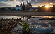 Frankfurt (Oder) bei Sonnenuntergang, Foto: Florian Läufer, Lizenz: Seenland Oder-Spree