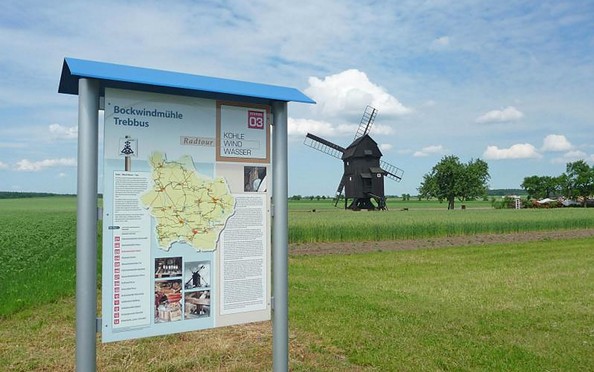 Bockwindmühle Trebbus, Foto: Tourismusverband Elbe-Elster-Land e.V., Lizenz: Tourismusverband Elbe-Elster-Land e.V.