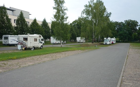 Camper Van Site at Neuruppin Sports Centre