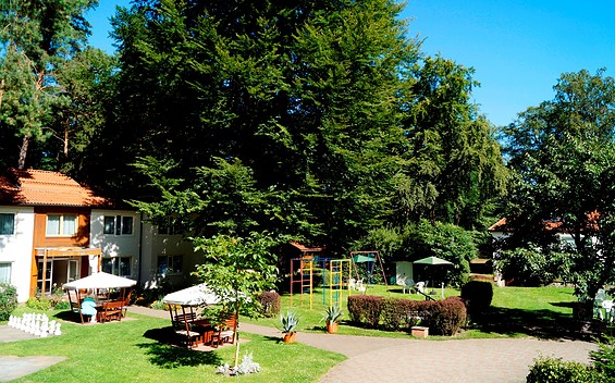 Hofansicht Waldhotel Sängerslust in Lychen, Foto: Frank Hinrichs