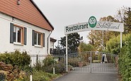 Restaurant Schilfland Eingang , Foto: Alena Lampe