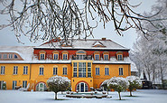 Havelschloss im Schnee, Foto: Manuel Lipke, Lizenz: Havelschloss Zehdenick