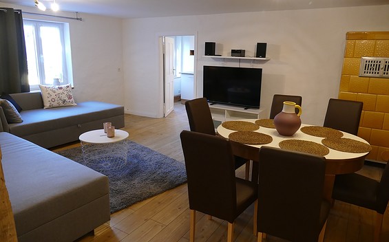 Wohnbereich Ferienwohnung Claudia , Foto: Andreas Wilknitz