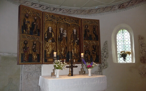 Kirche Saxdorf, Foto: Tourismusverband Elbe-Elster-Land e.V., Lizenz: Tourismusverband Elbe-Elster-Land e.V.