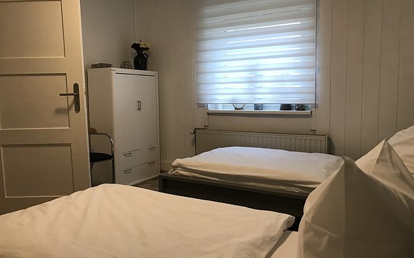 Apartment Fleischer Kraatz Schlafzimmer, Foto: Anet Hoppe