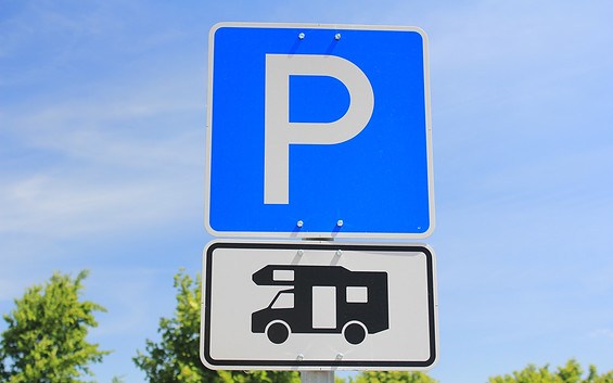 Parkplatz für Reisemobile, Foto: Bansen/Wittig