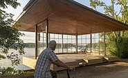 Bauhaus Pavillon at the &quot;Havel Cycle Path&quot; in Potsdam, Foto: André Stiebitz, Lizenz: PMSG Potsdam Marketing und Service GmbH