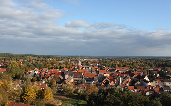 Blick vom Burgturm auf Bad Belzig, Foto: Bansen/Wittig