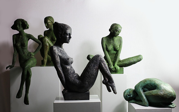Bronzeplastiken, Foto: Susanne Kraißer