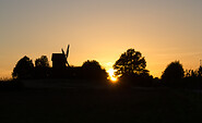 Sonnenuntergang an der Mühle Borne, Foto: Bansen/Wittig