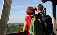 Auf dem Turm &quot;Schöne Aussicht&quot; in Klein Briesen, Foto: Bansen/Wittig