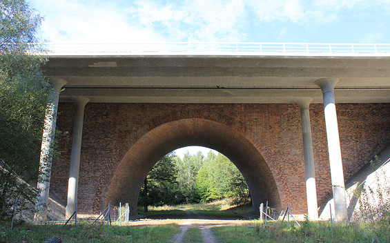 Millionenbrücke bei Klein Marzehns, Foto: Bansen/Wittig