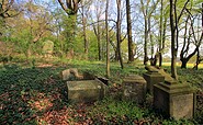 Grabsteinreste im Erbbegräbnis Klein Glien, Foto: Bansen/Wittig